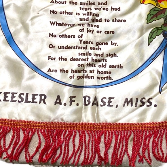 Vintage Keesler Air Force Base Mississippi Mother And Dad Pillow Case Sham - Picture 12 of 16